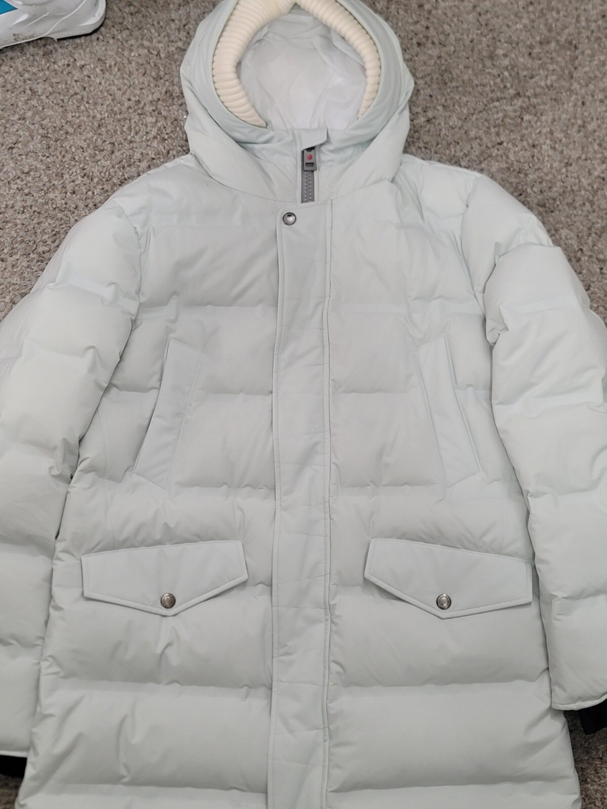 NWT Kiton Kired Down Jacket White Size 54