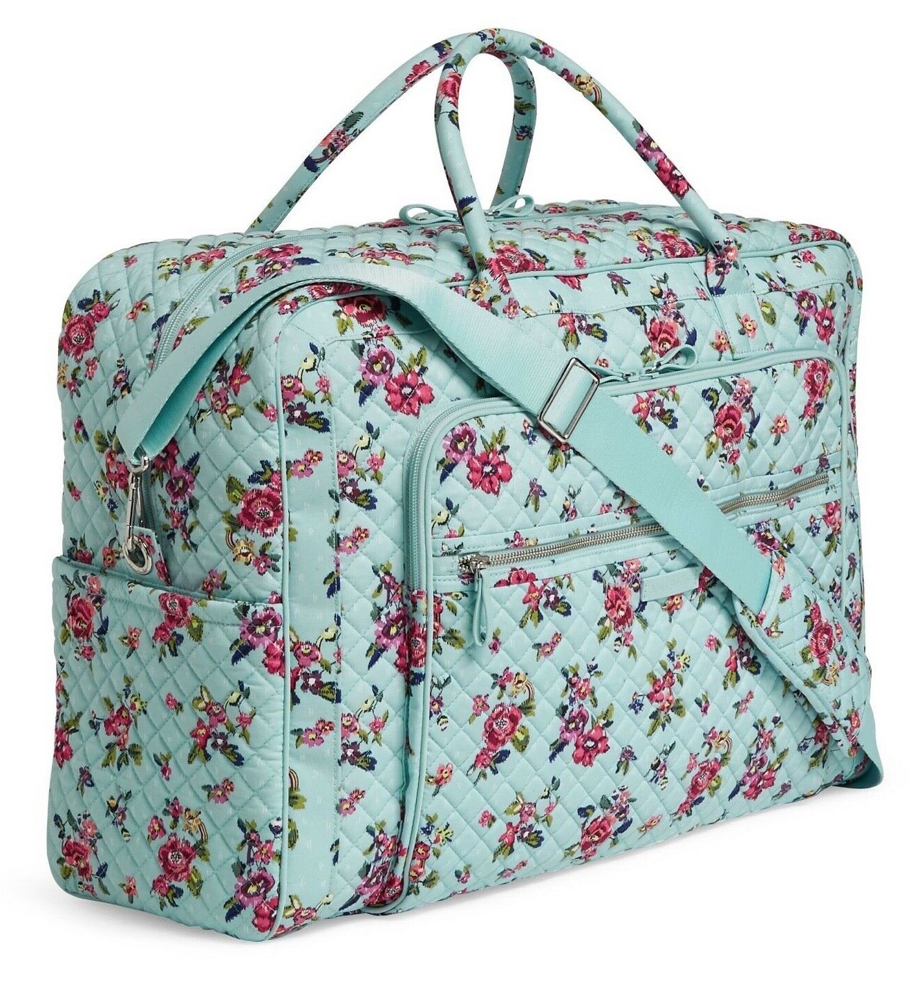 VERA BRADLEY~Iconic GRAND Weekender Travel Bag~WATER BOUQUET~$140~NWT!~RETIRED!