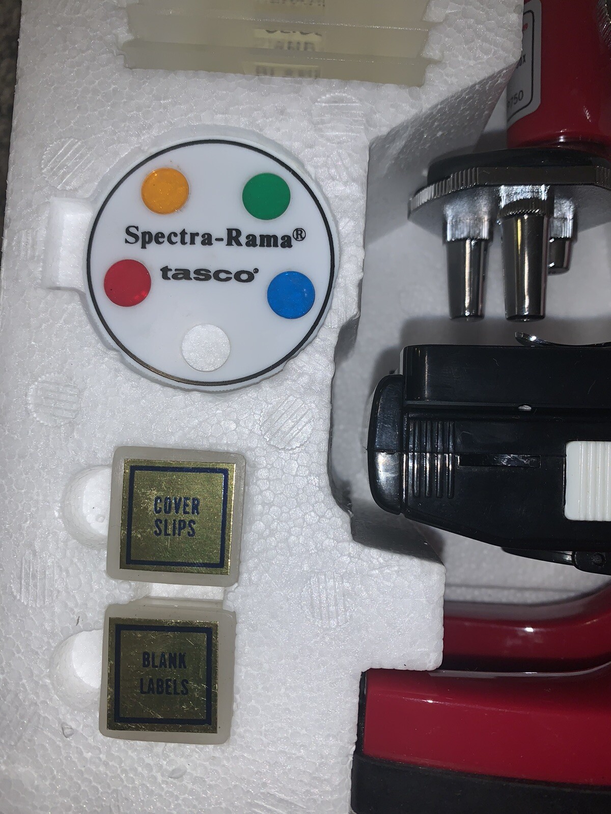 Vintage Tasco Microscope 600 Power Microscope with Box