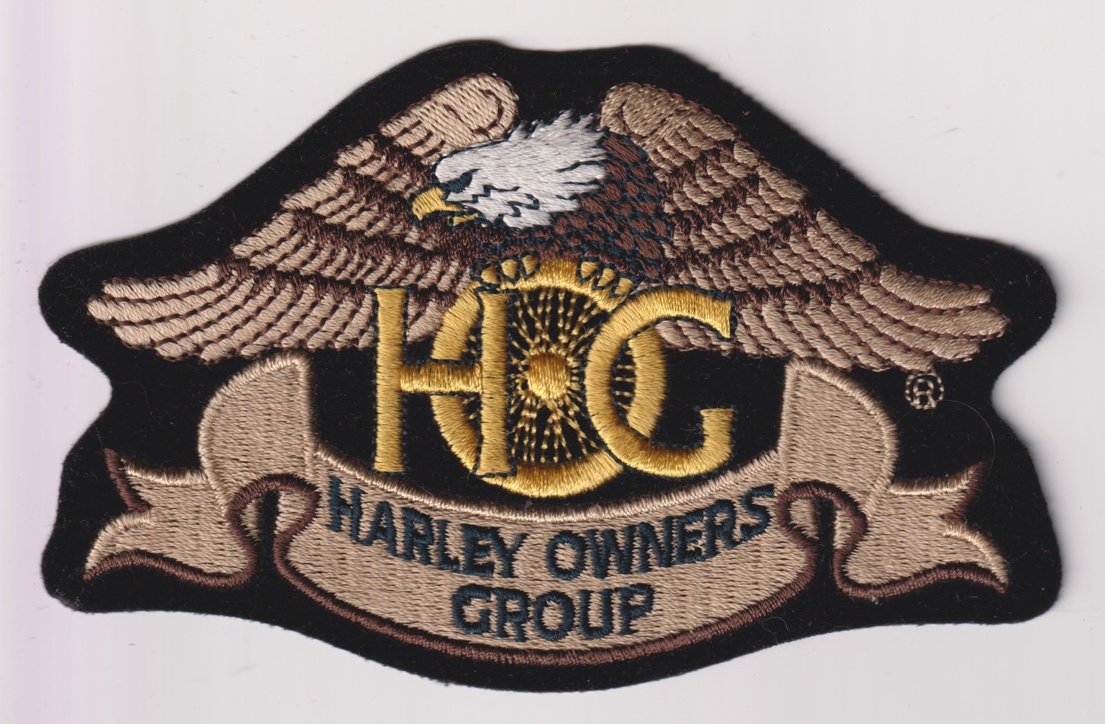 Harley-Davidson Motorcycles Owners Group (HOG) authorized patch 1980s