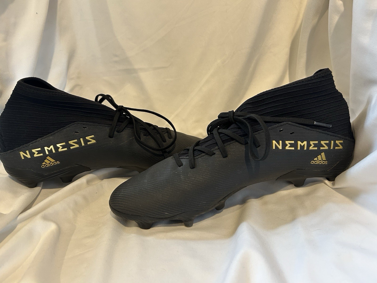 Men’s Adidas Nemeziz 19.3 TF Soccer Shoes Cleats  Size 12 Black F34390