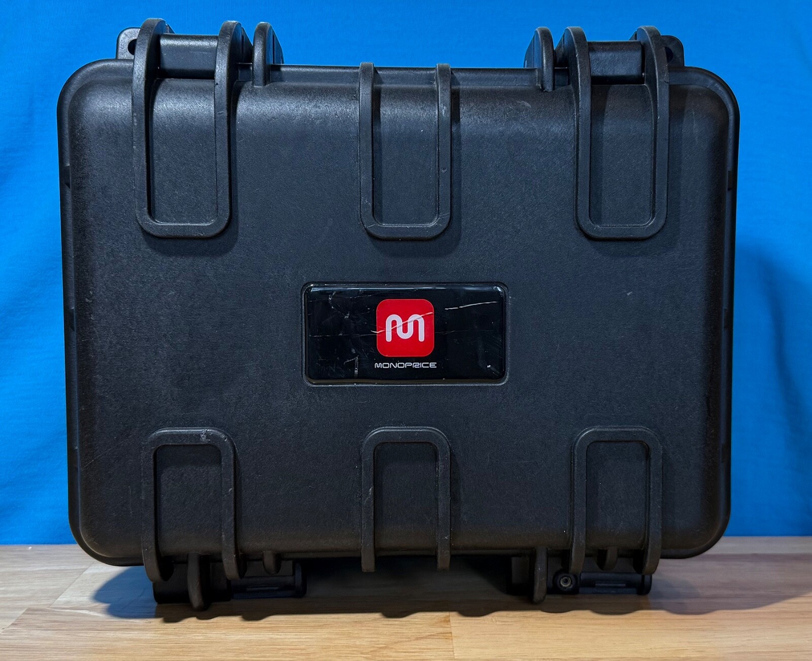 Black MONOPRICE Weatherproof Hard Case with Customizable Foam