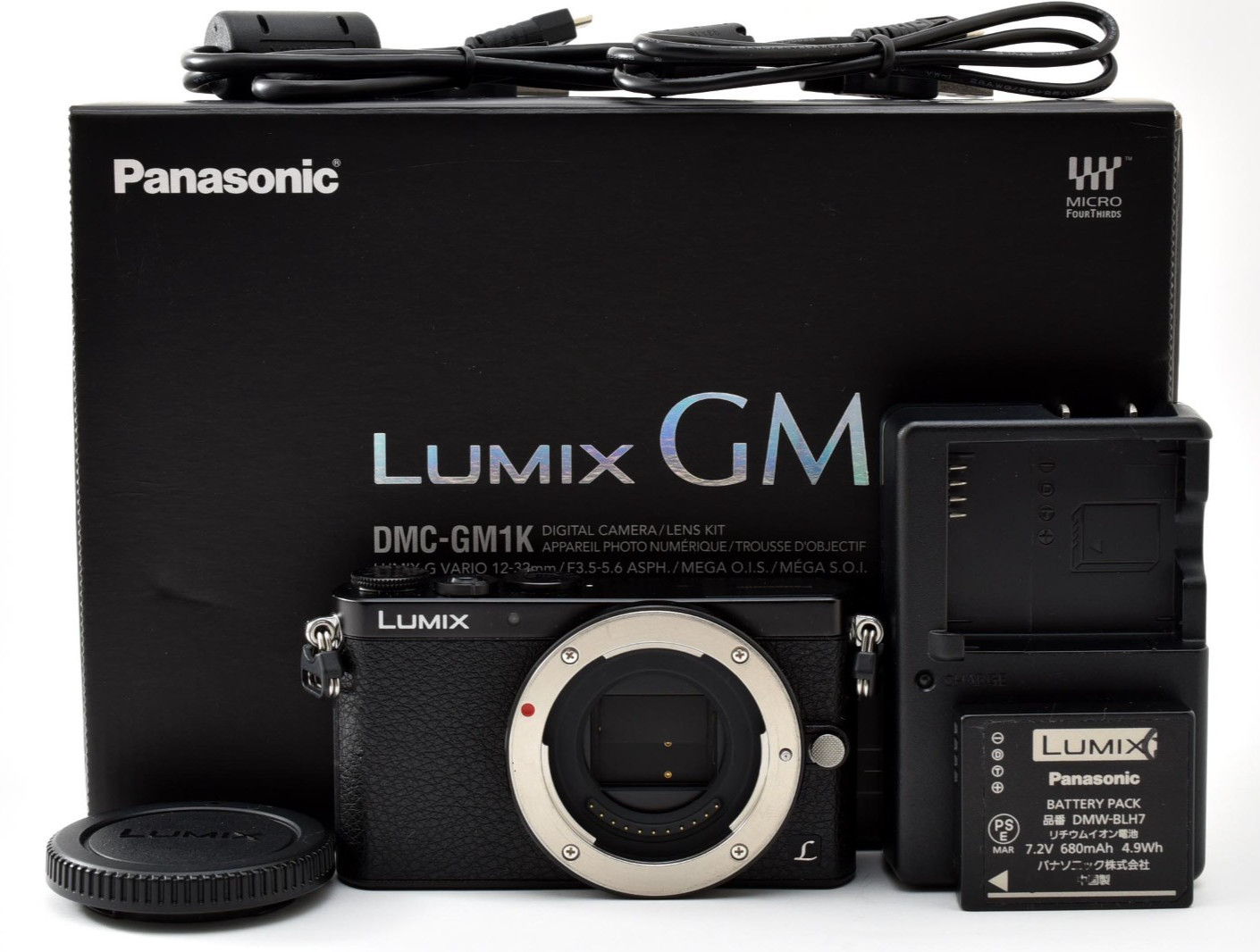 [N MINT in BOX] Panasonic LUMIX DMC-GM1 16.0MP Mirrorless Digital Camera JAPAN