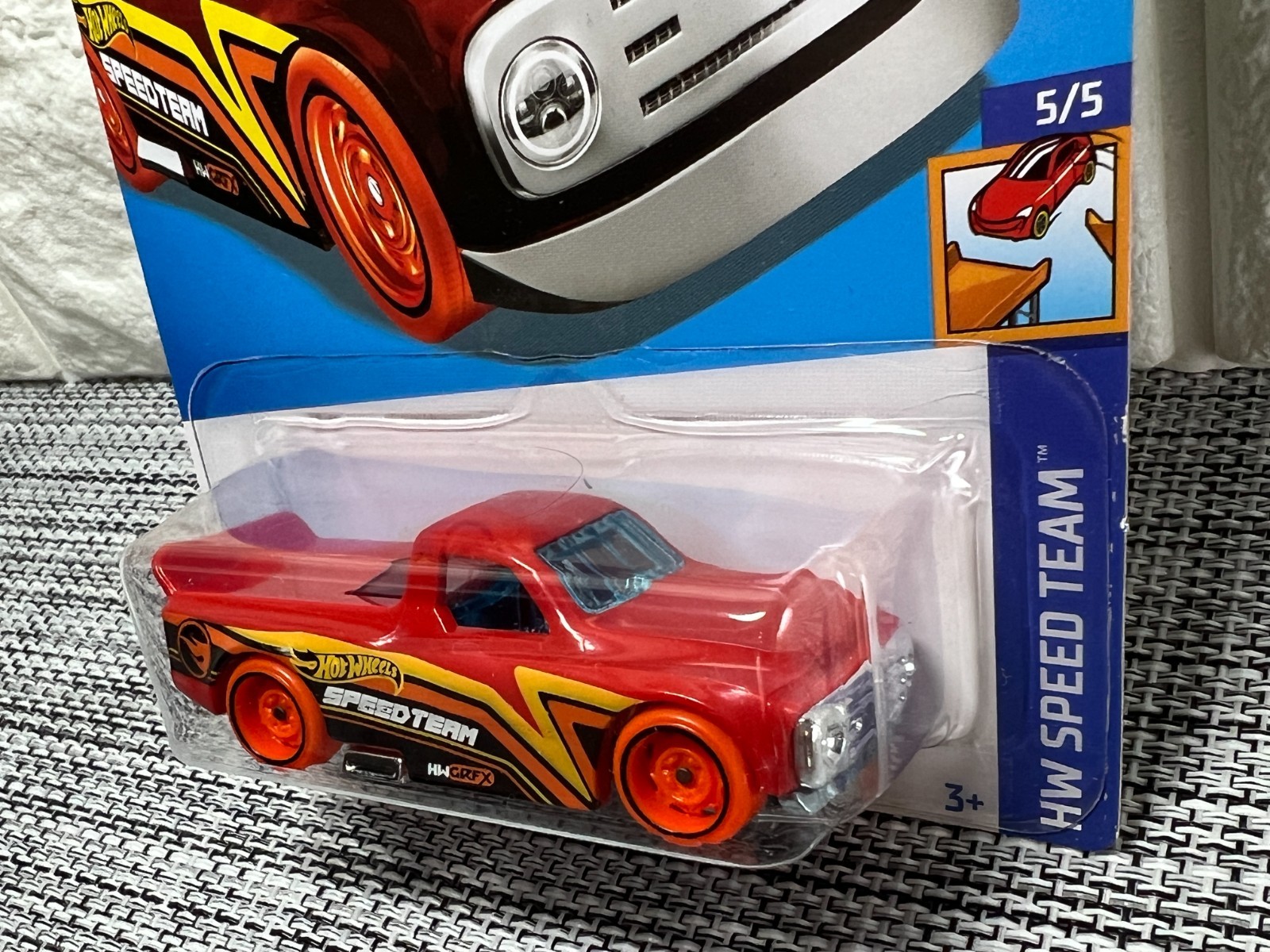 Hot Wheels TREASURE HUNT TH HW Speed Team 5/5 Draftnator 113/250 Red