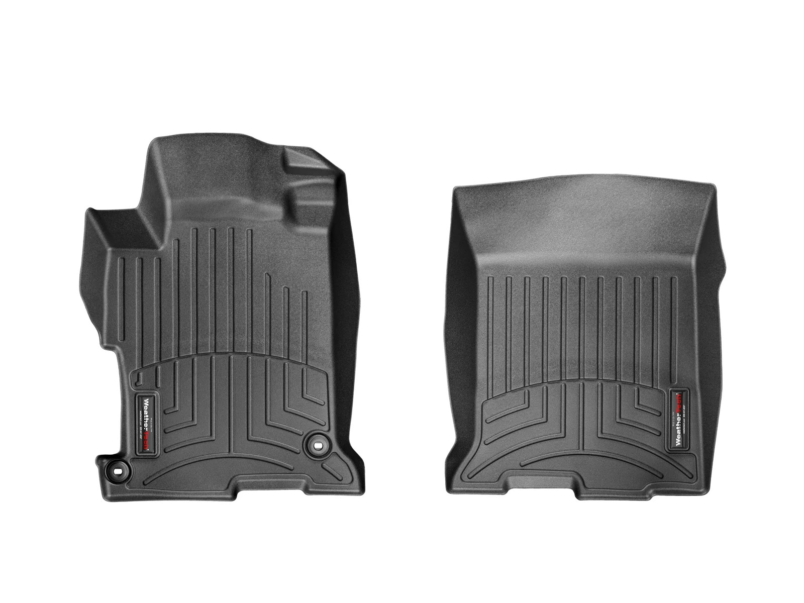 WeatherTech FloorLiner for 2013-2017 Honda Accord - 1st Row, Black
