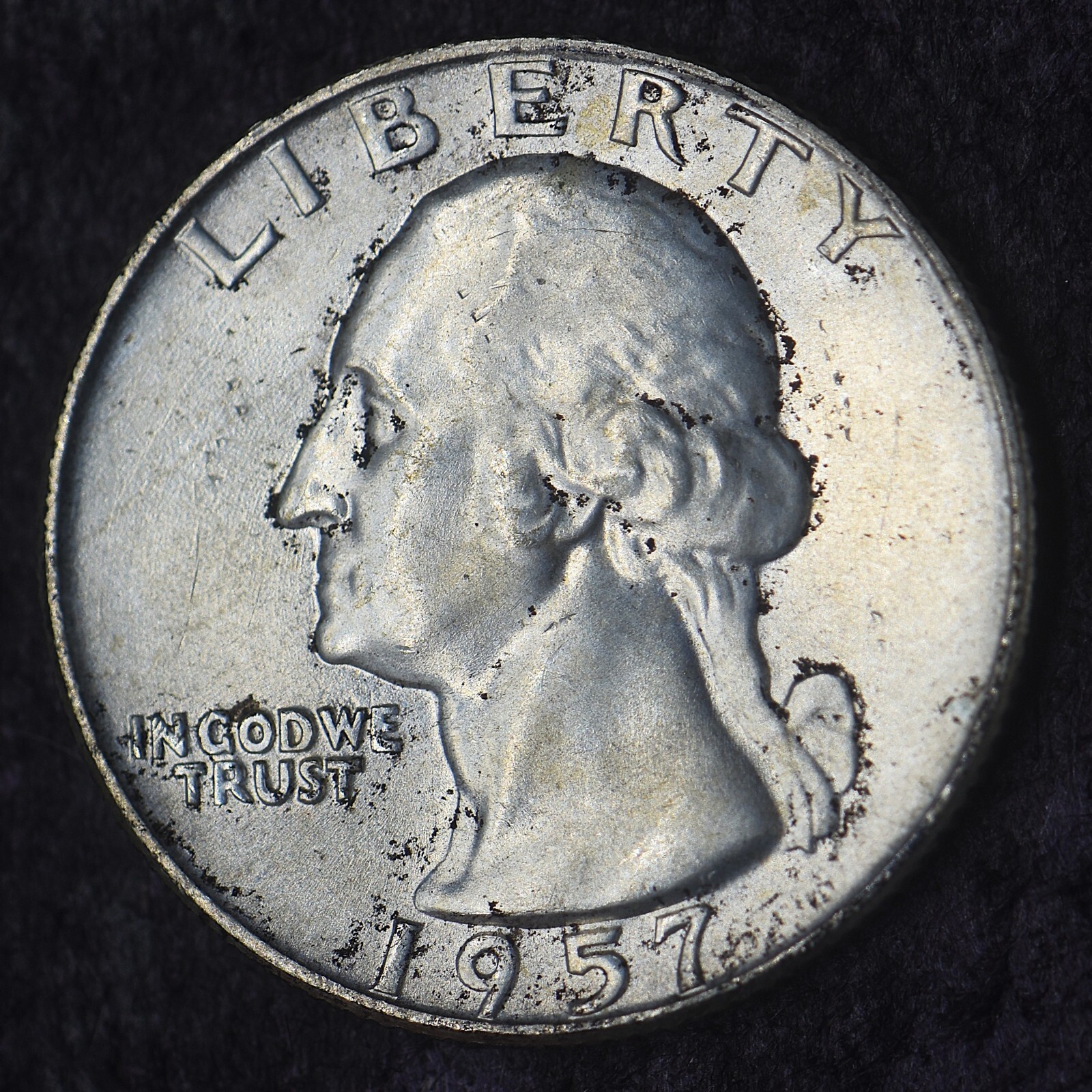 1957-D "HIGH GRADE" Washington Silver Quarter Dollar 25C - COINGIANTS -
