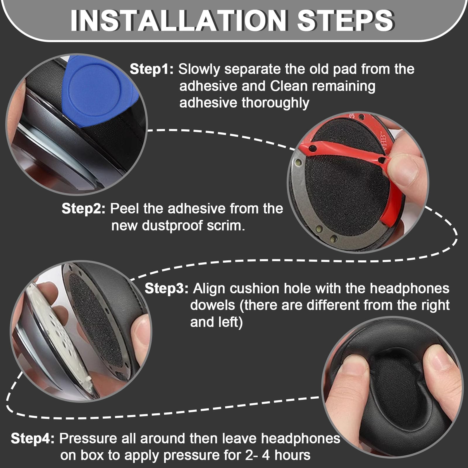 Replacement Ear Pads for Beats Studio 2 & Studio 3 Wired & Wireless Headphone...