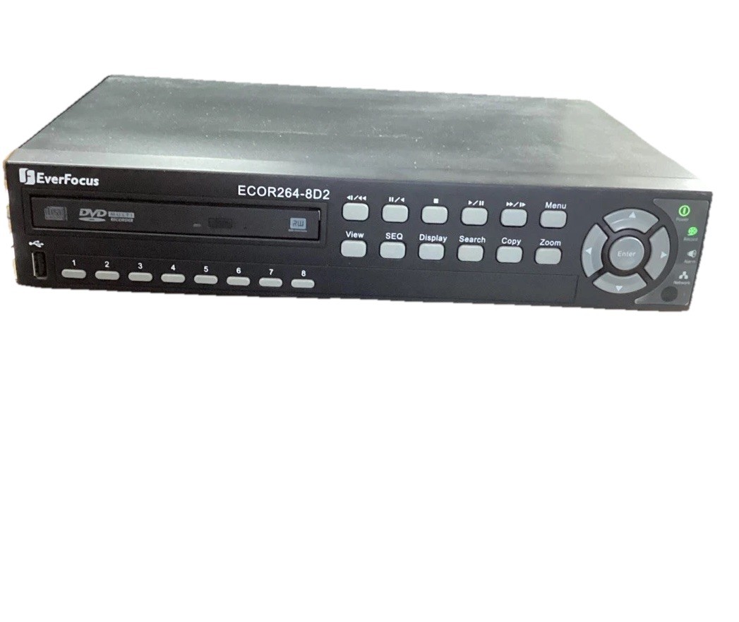 Everfocus ECOR264-8D2 Digital DVD Recorder  w/Power Cord * No Remote Used