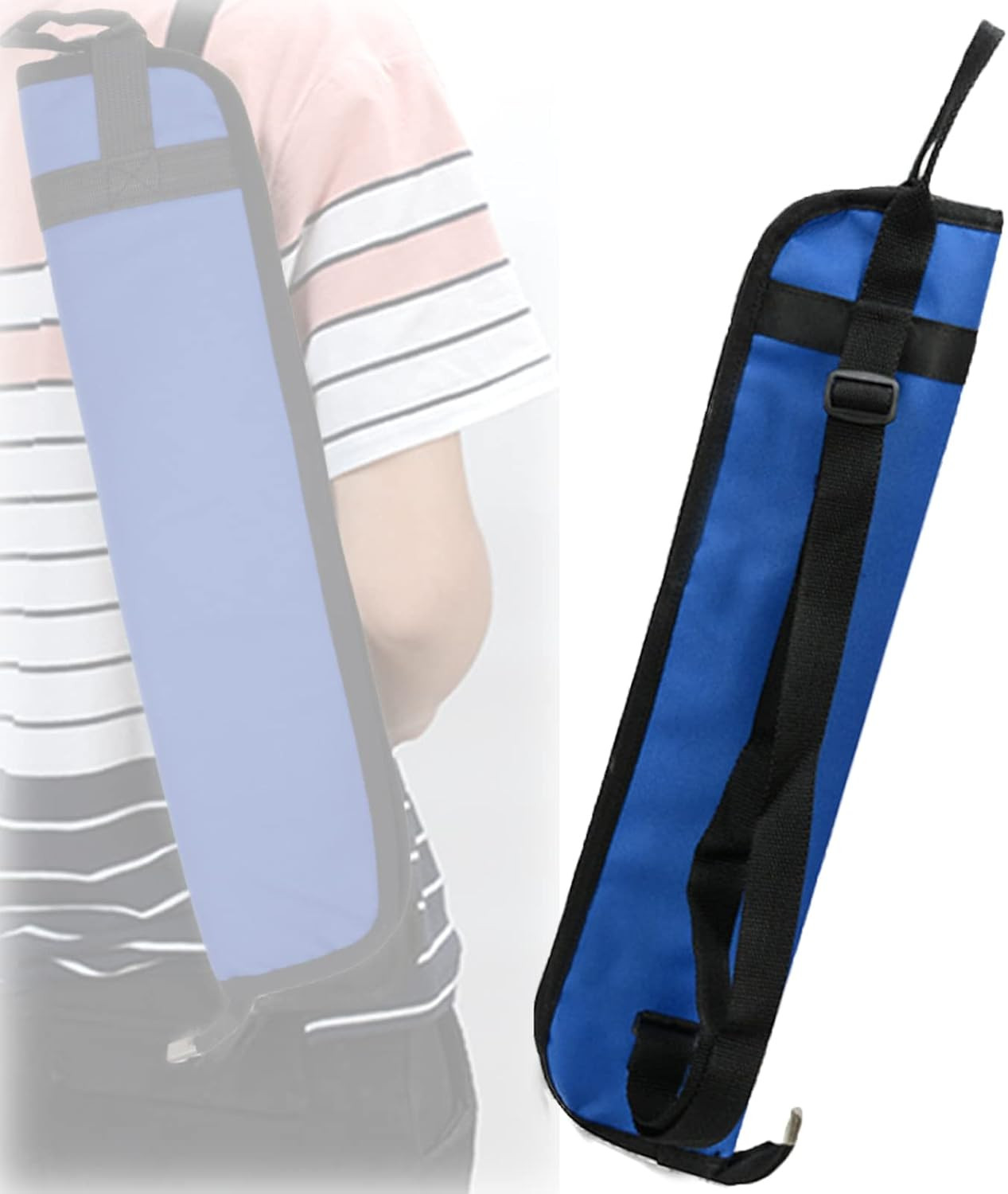 Bolsa Portatil Para Baquetas Con Soporte Colgante Y Ganchos Internos Compacta