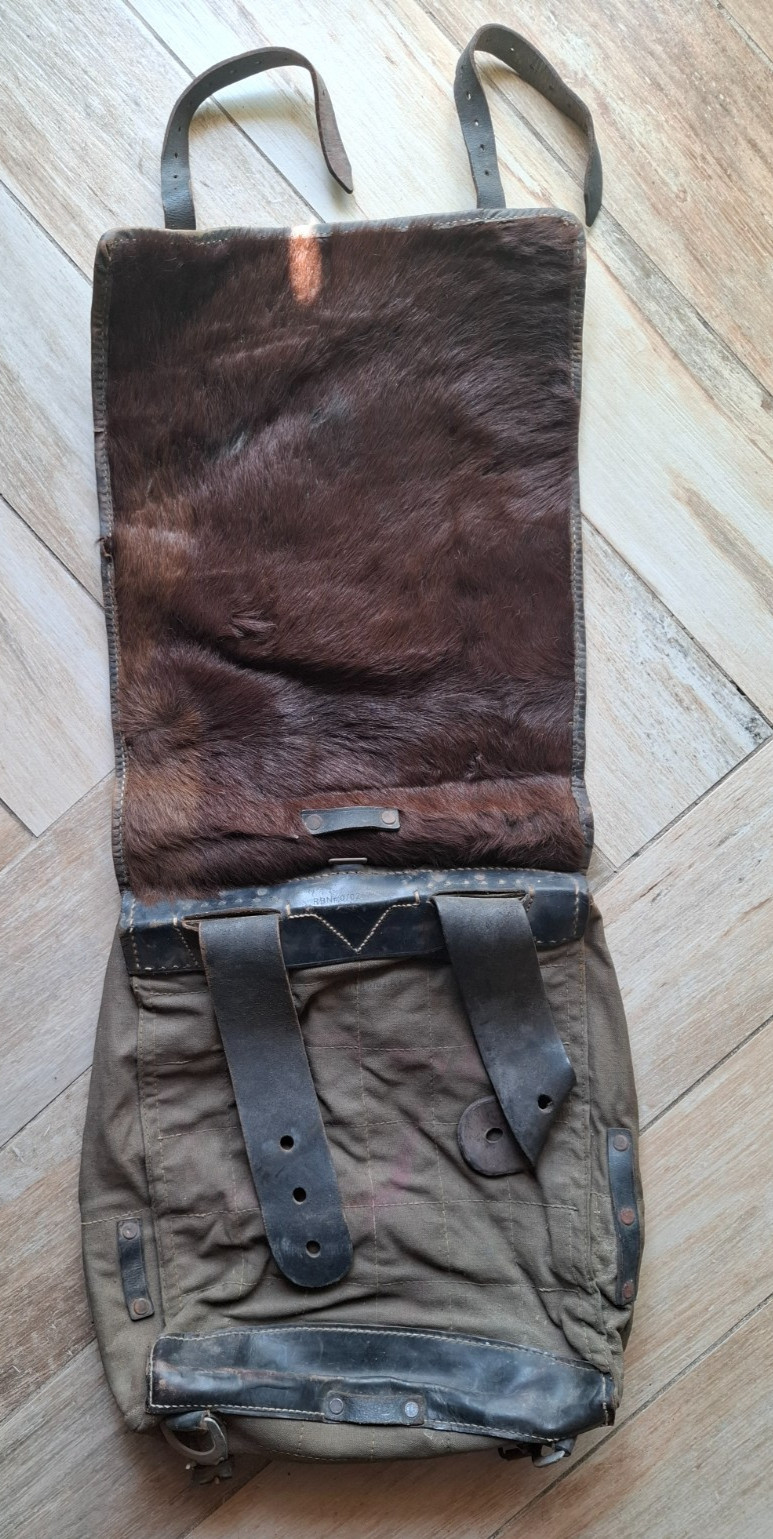 German Backpack M39 WEHRMACHT WWII Original Backpack Satchel Backpack