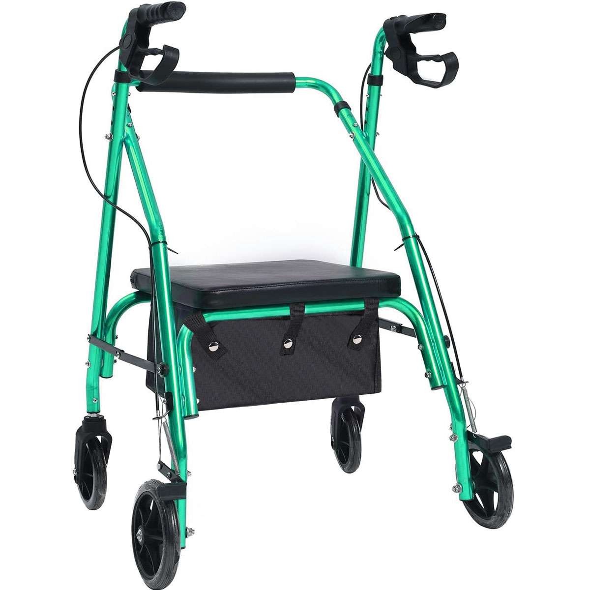 Extra Large under Seat Rollator Bag Basket for Folding or Bariatric Walker Roll