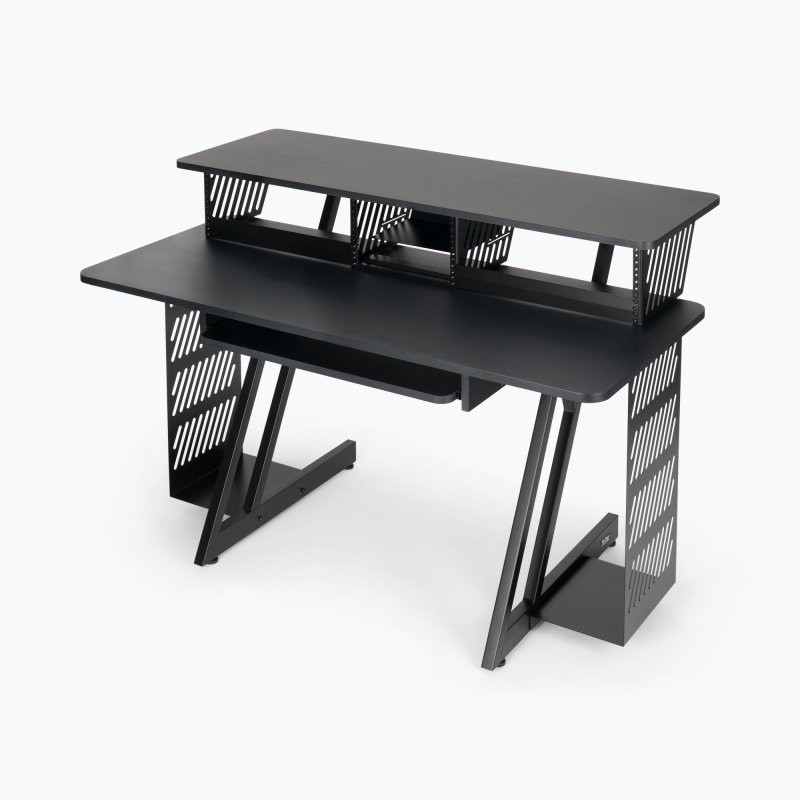 On-Stage WS7700B Large Workstation Desk - Black