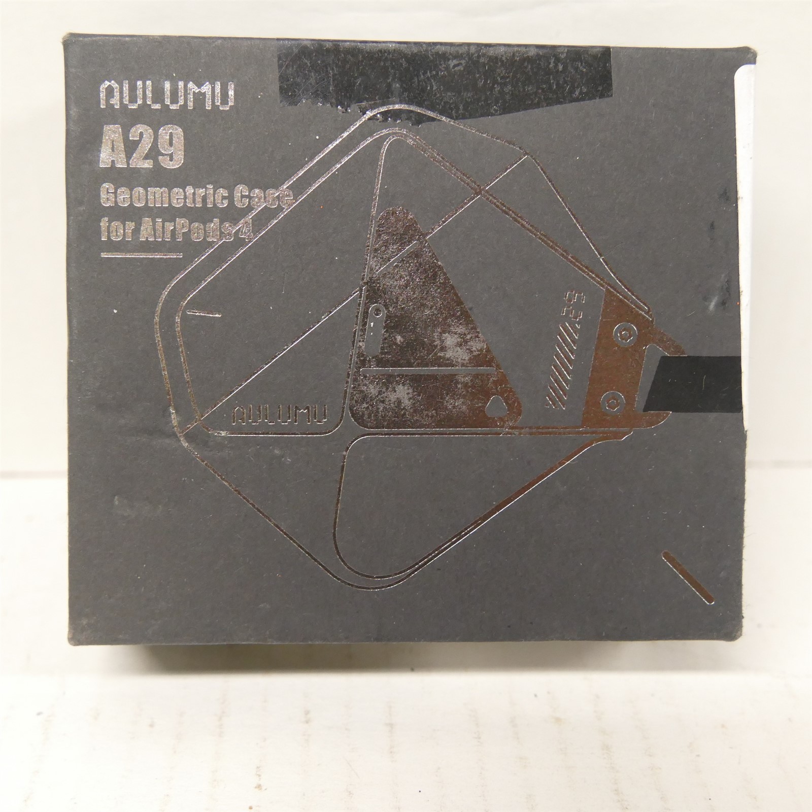 Aulumu A29 Geometric Case for AirPods 4 ~ Lock & Lanyard