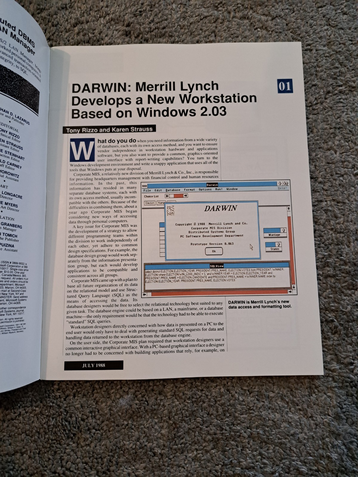 Microsoft System Journal July 1988 Vol. 3 No. 4