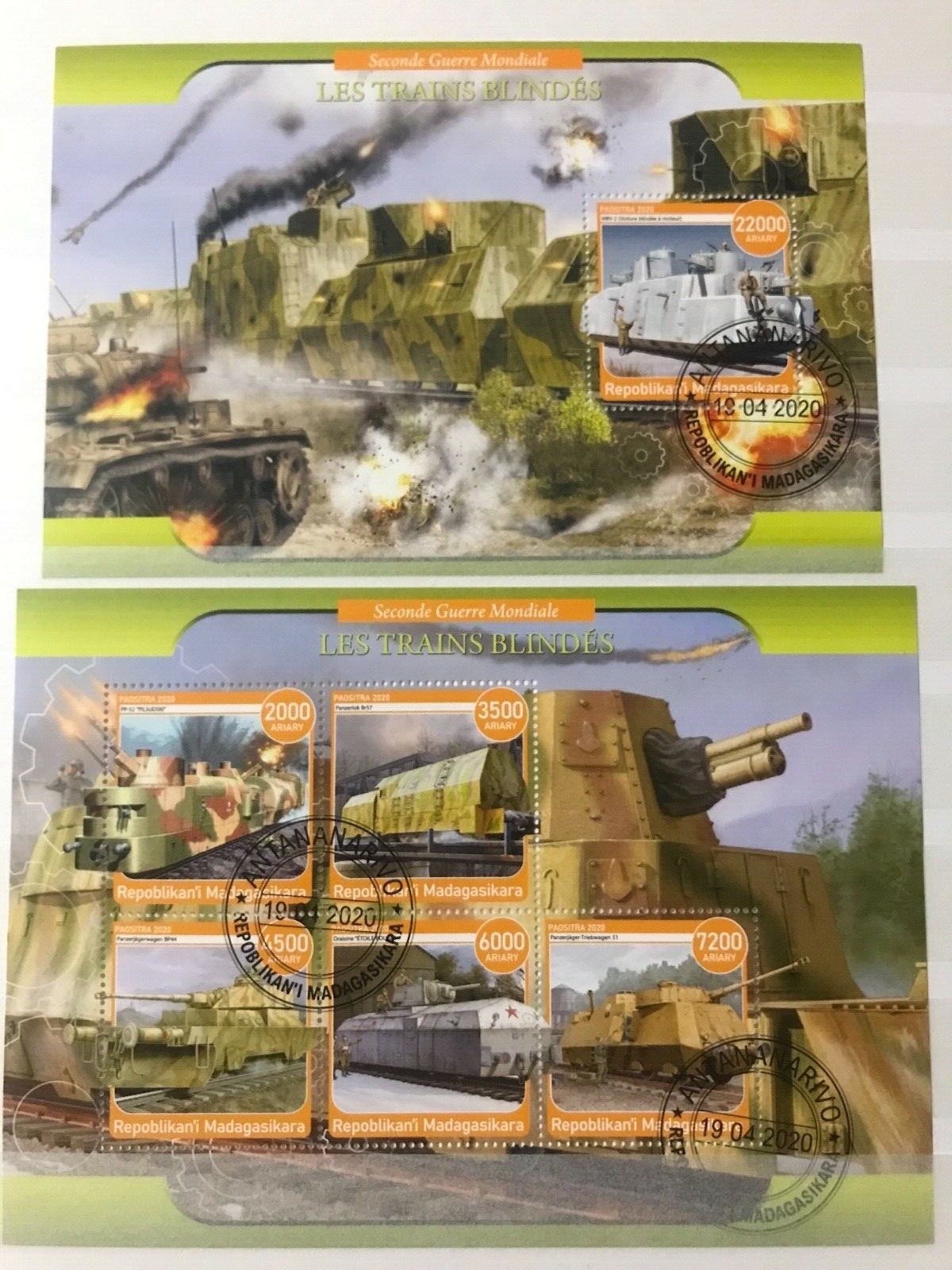 Les Trains Blindes / Military Trains / Tanks / Transport  - CTO