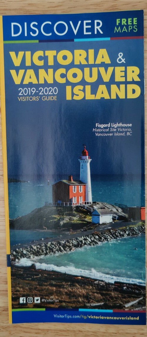 VICTORIA & VANCOUVER ISLAND VISITORS GUIDE, Official Map
