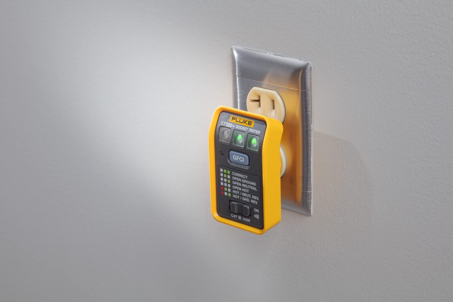 Fluke St120 Gfci Socket Tester Audible Beeper St120+