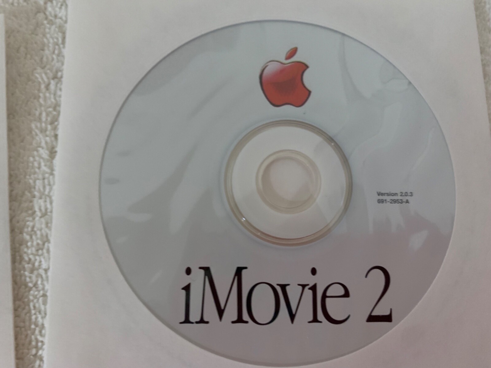 Apple iMac Software Install & Restore Discs, i Movies 2, i Work 9, Hardware Test