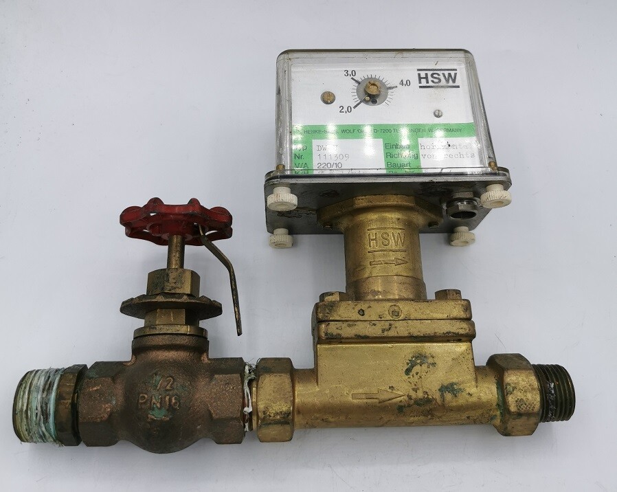 HSW Henke-Sass DW-U Durchflussmessgerät 2-6 L Durchflusswächter Wassermessung