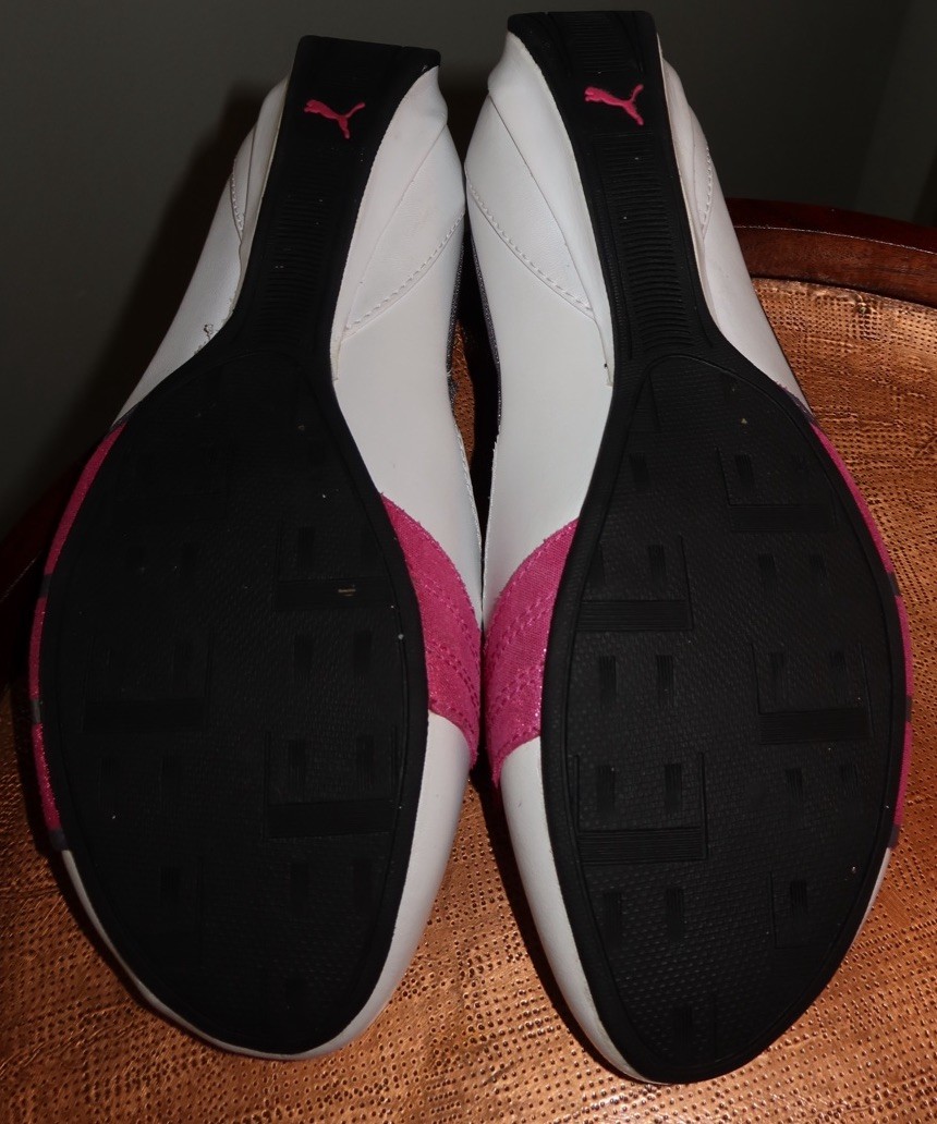 Vintage Y2K Pink PUMA Drift Cat Ballet Flats Women's Size 7 1/2