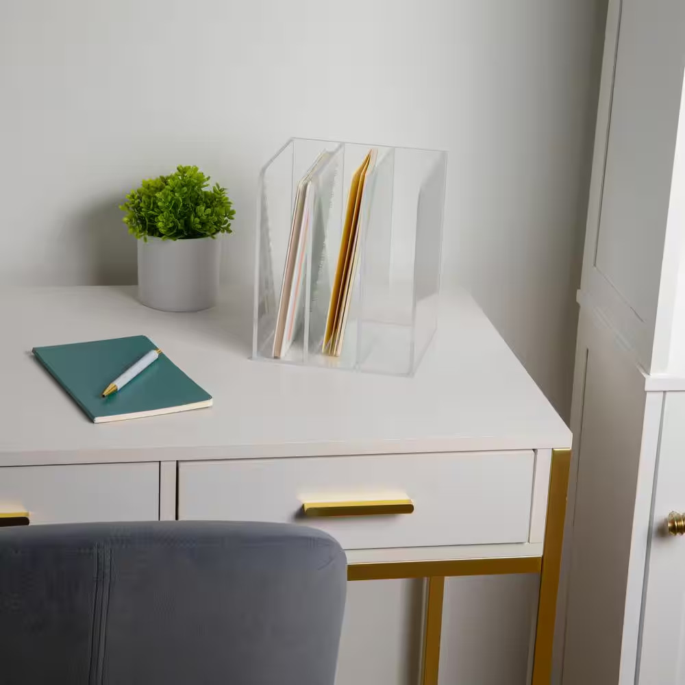 Clear Desk Organizer