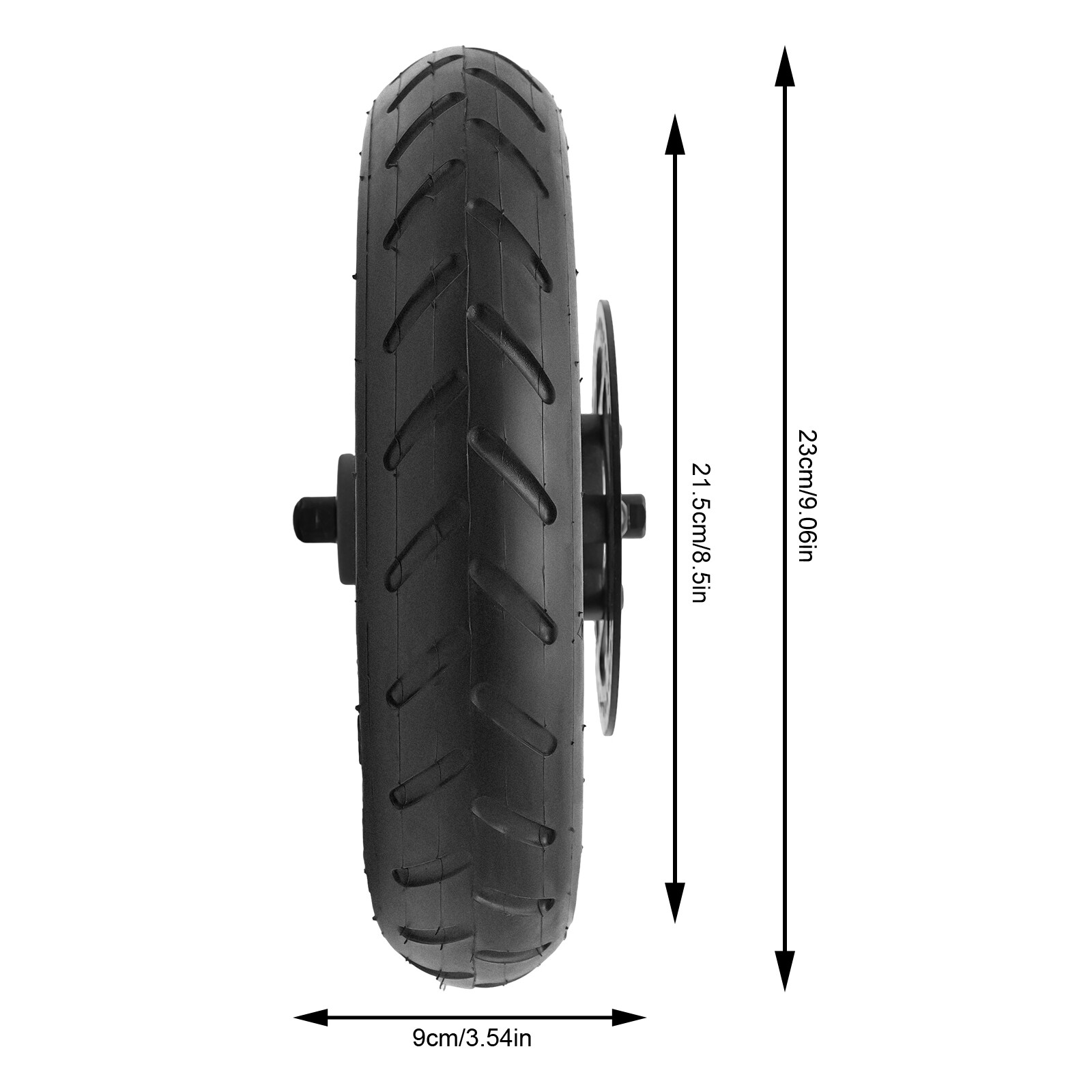 Electric Scooter Rear Tire W/ Wheel Hub Disc Brake Set For Xiaomi M365 NEW