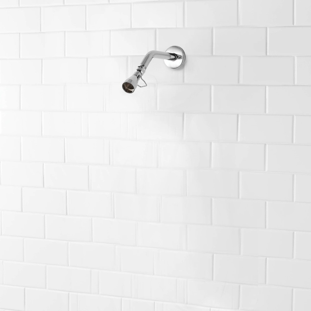 High Pressure Water Saving Shower Head Chrome Finish Eco Friendly Low Flow