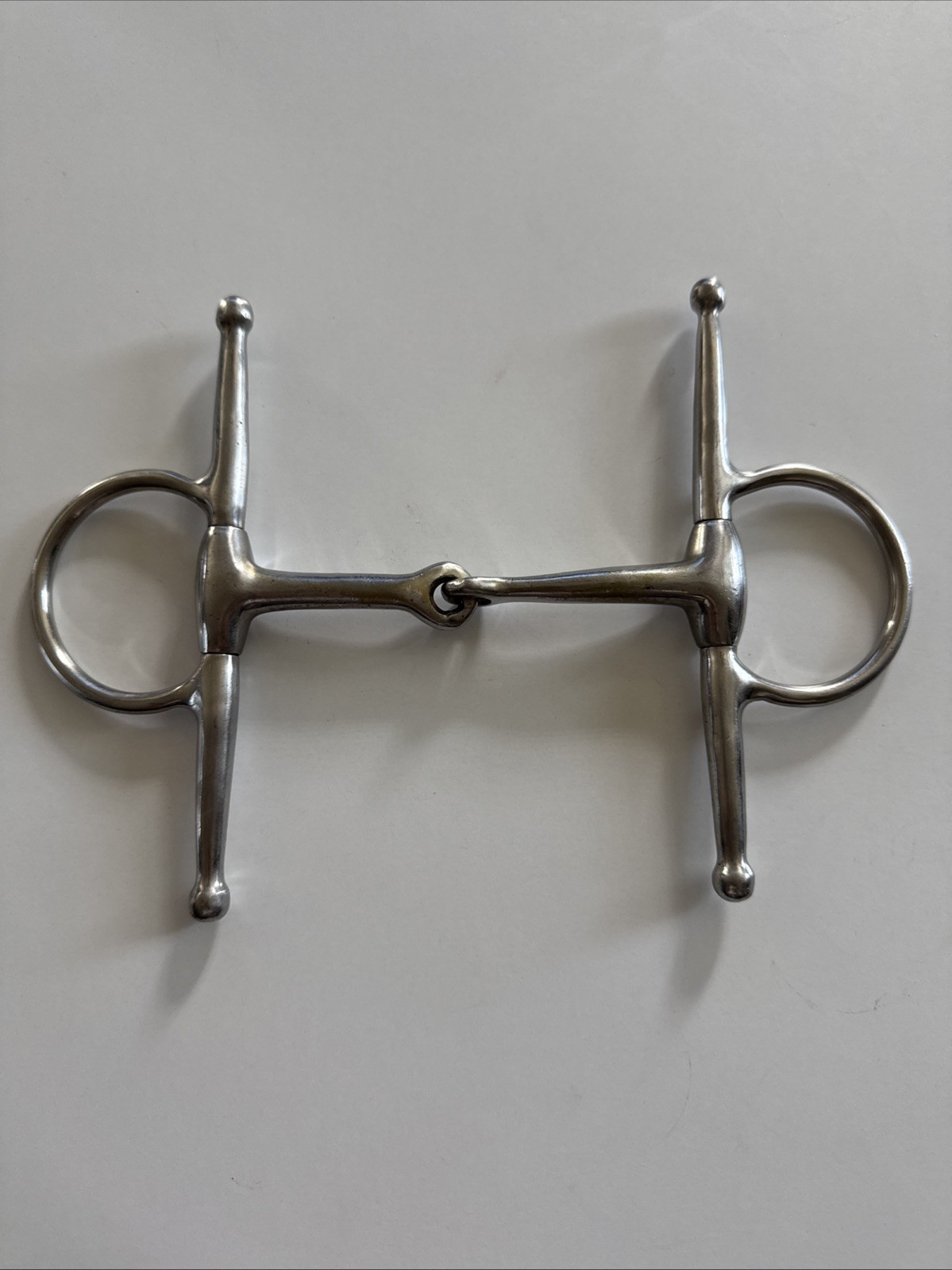 Full Check Snaffle, ENGLISH HORSE BIT, 4 3/4”, Used