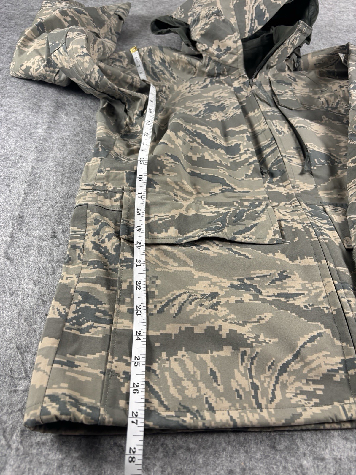 USAF APECS OCP Tiger Camo Gortex Parka ECWCS Jacket Size X Small