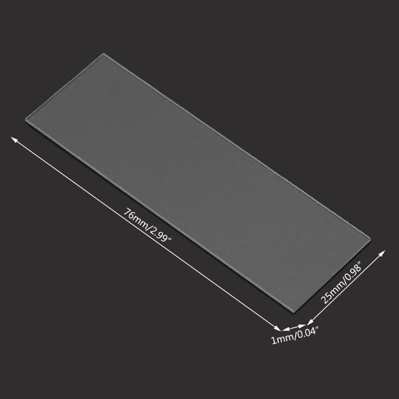 Thickness Cavity Glass Coverslips Single Flat Microscope Glass Slides 50pcs