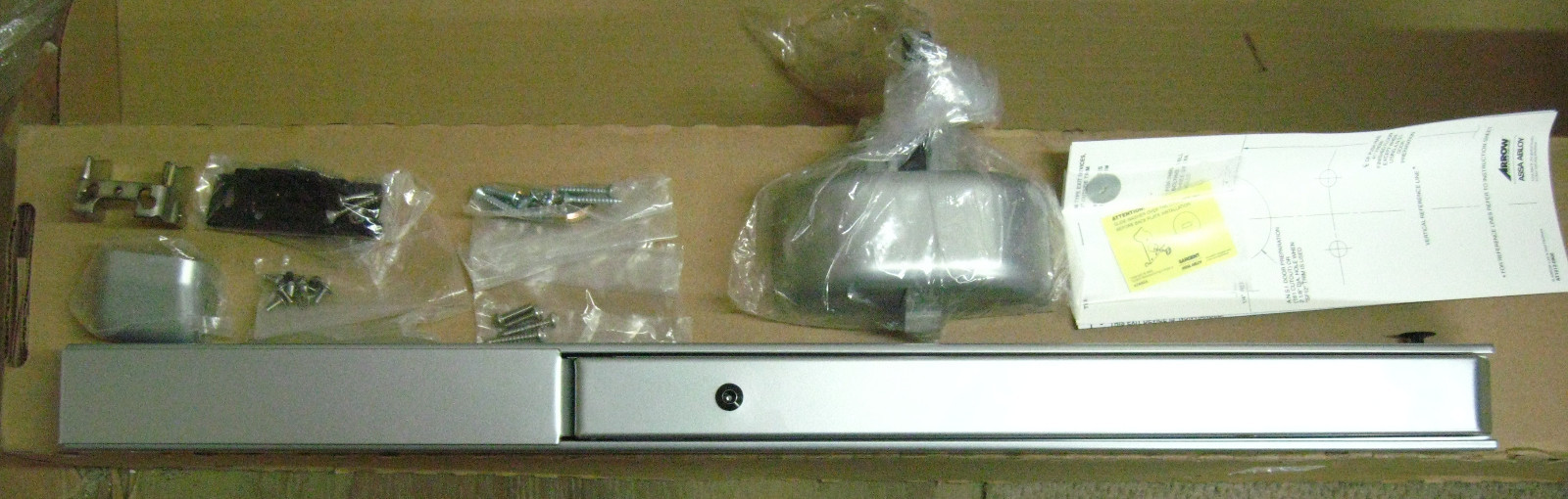 US Lock Rim Exit Device US2876 36" Aluminum Finish Arrow NIB
