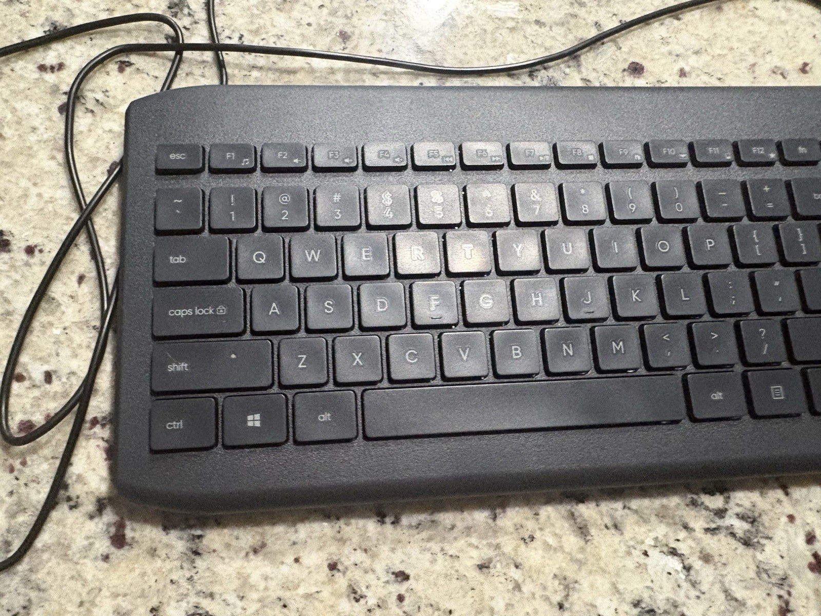 Onn Wired USB Keyboard Black #100009052 GUC