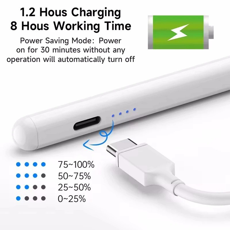 Universal Capacitive Stylus Pen for Android iOS Windows Tablets & Smartphones