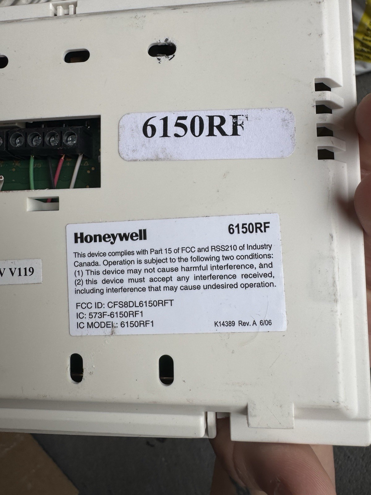 Honeywell 6150 Fixed English Keypad with Function Buttons