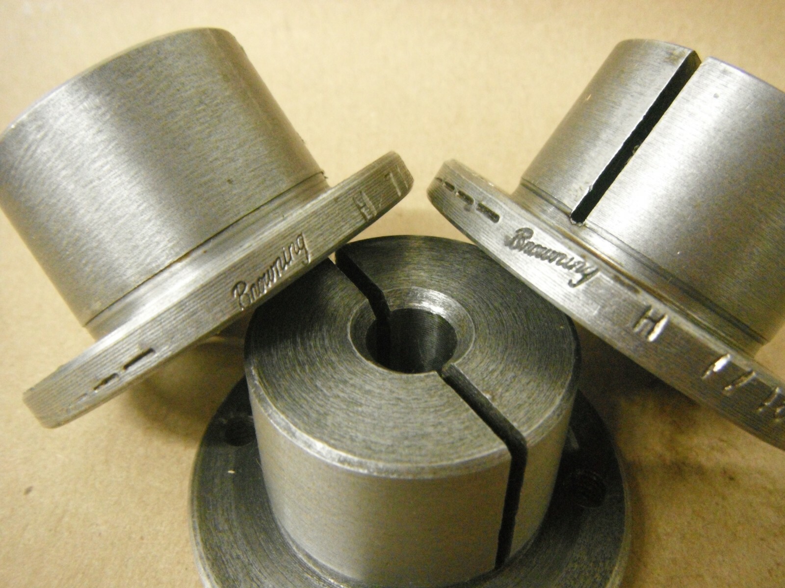 (Qty 3) BROWNING H X 7/16 BUSHING NO HARDWARE