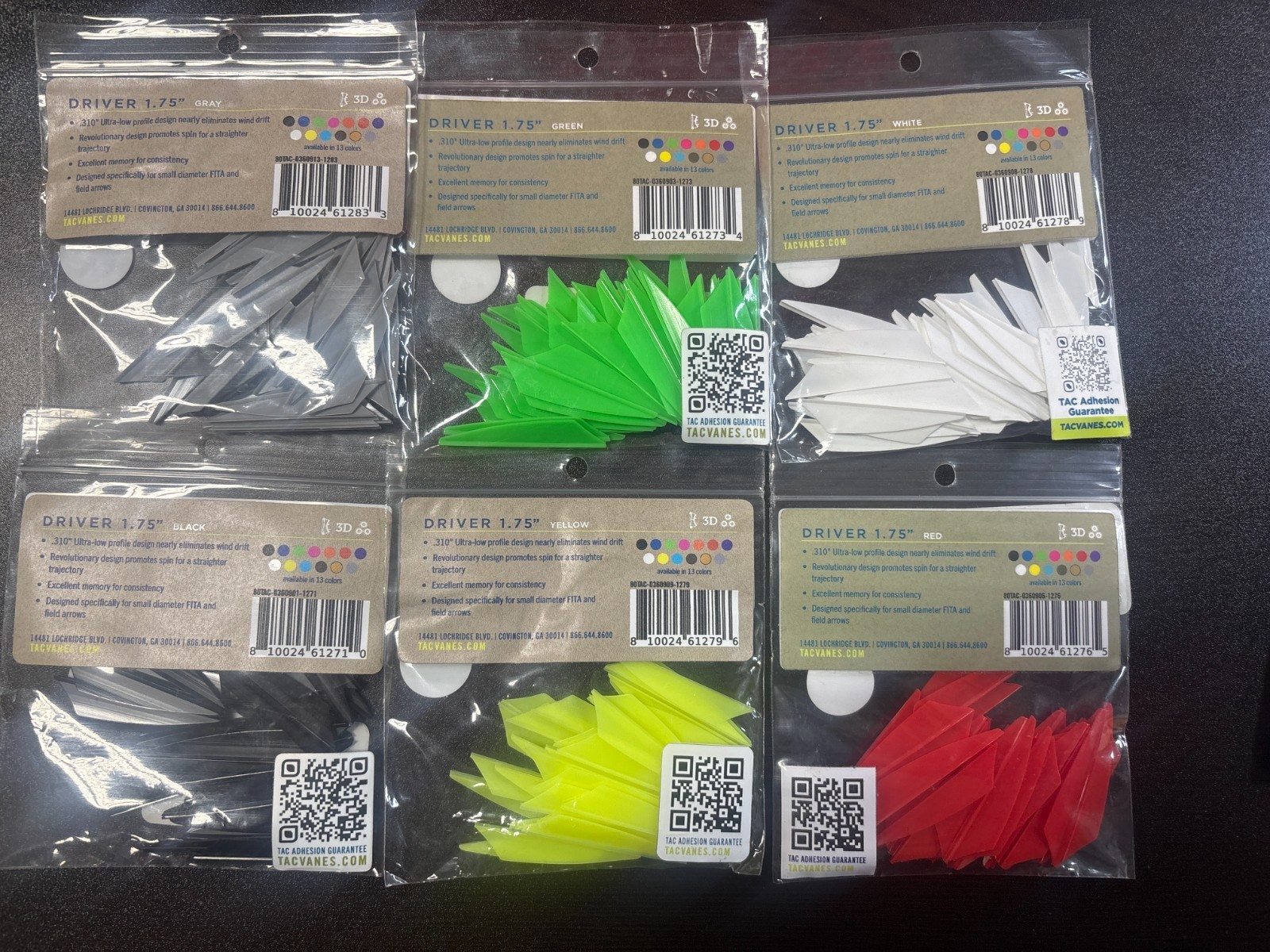 TAC Vanes Driver FITA 1.75" 36 pack