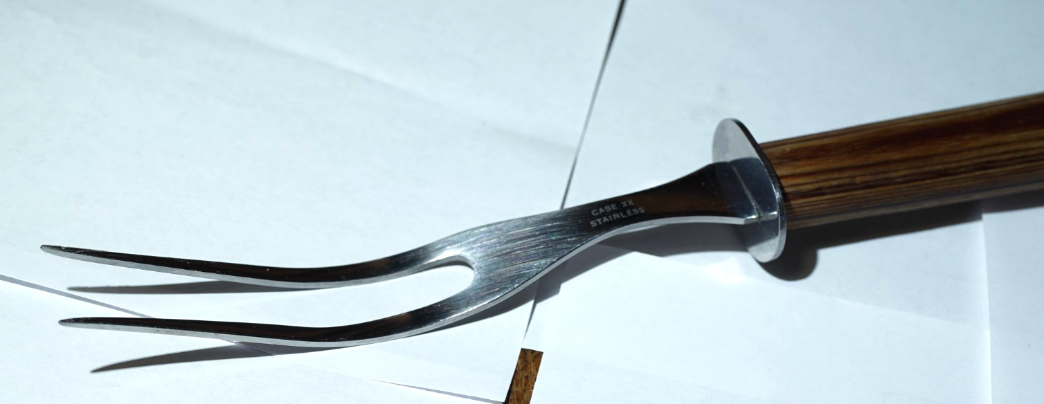 CASE XX Meat Fork Wood Handle U.S.A.