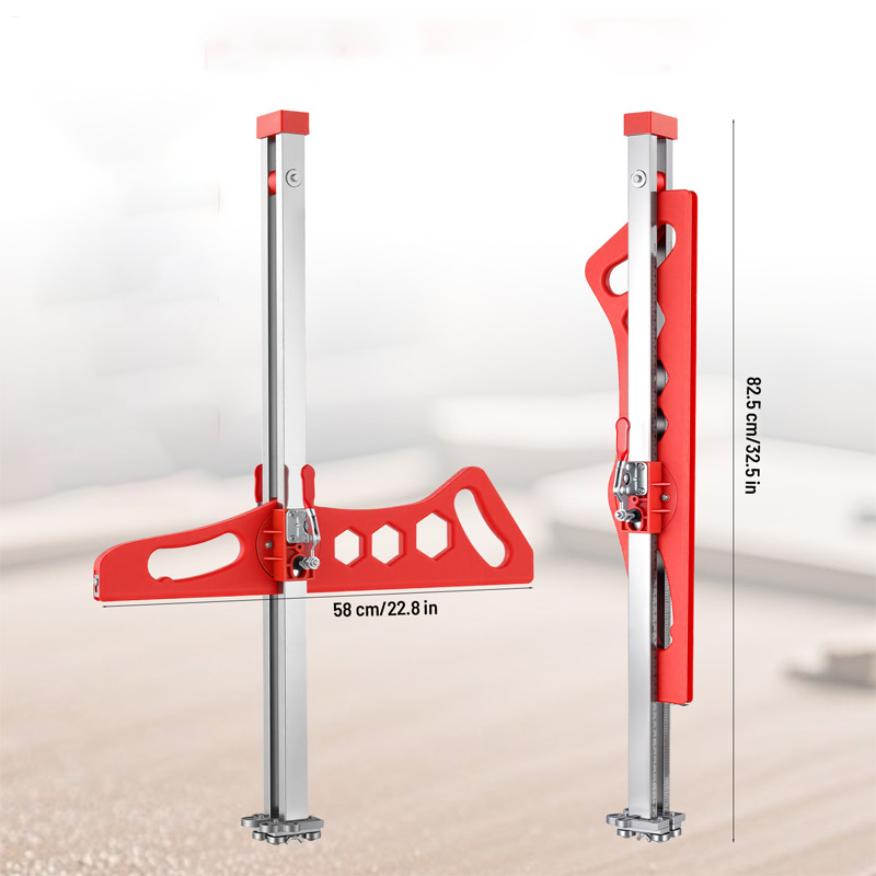 Foldable Drywall Cutting Tool, Hand Push Gypsum Drywall Cutter 0.59"-23.6"