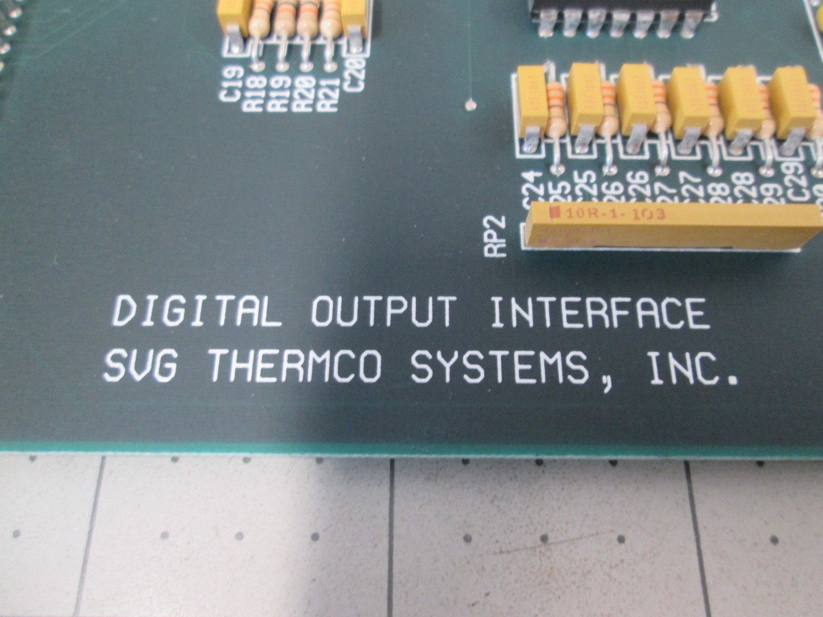 SVG Thermco, 168090-001, Digital Output Interface, New