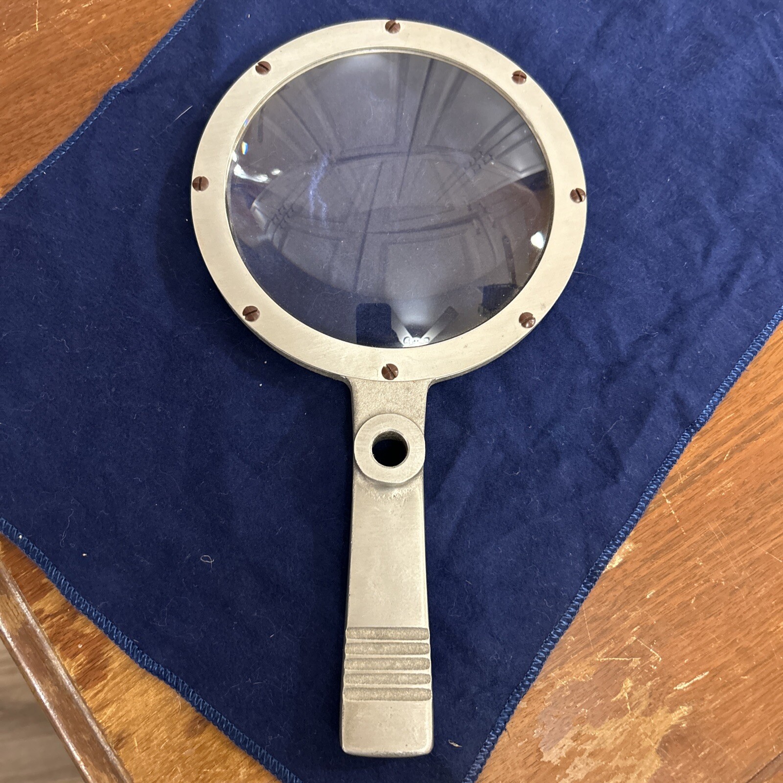 Eastman Kodak Carbon Arc Lamp Heat Filter Assembly Large Magnifying Glass