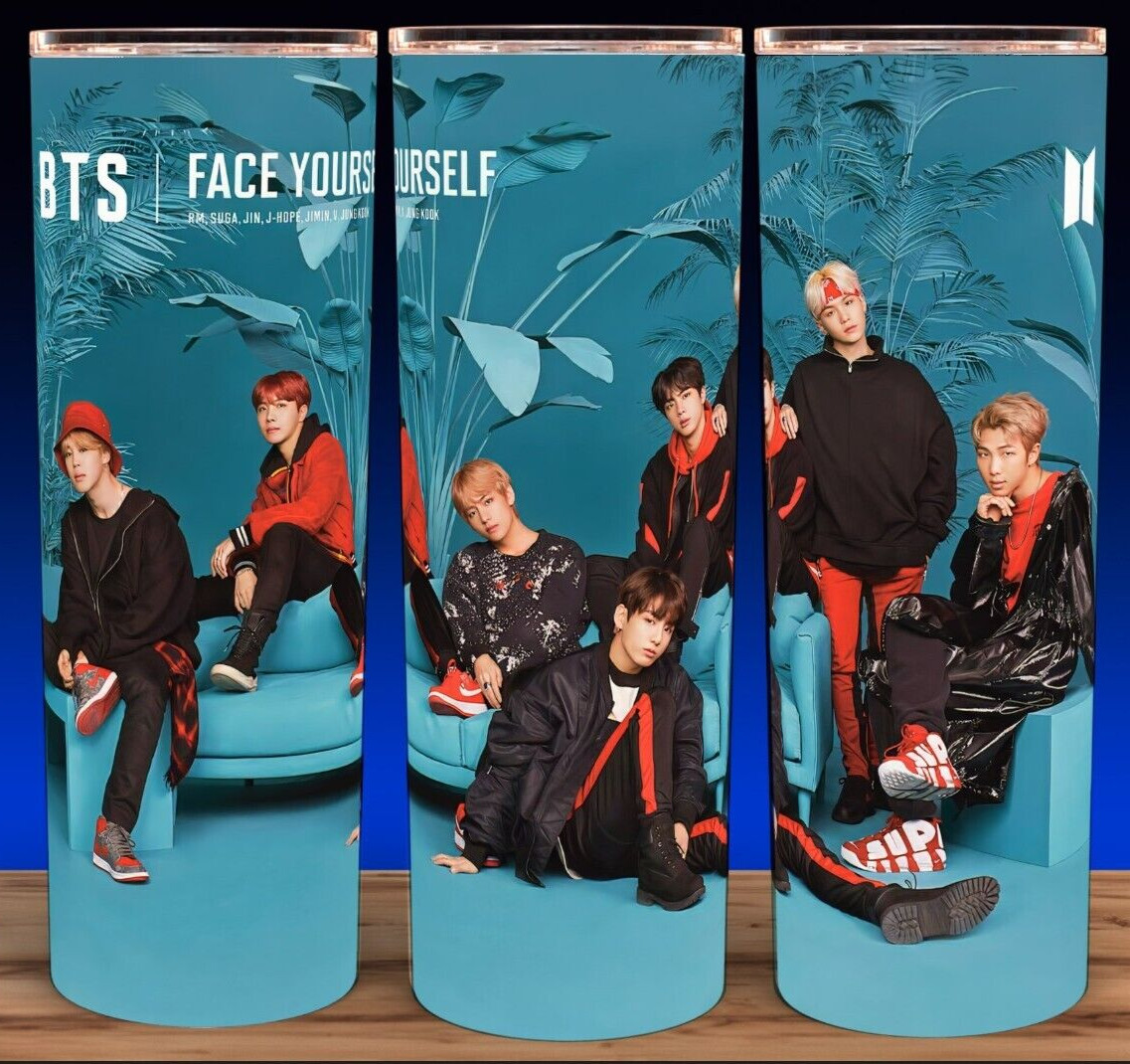 BTS KPOP Face Yourself - Korean Boy Band Cup Mug Tumbler 20oz