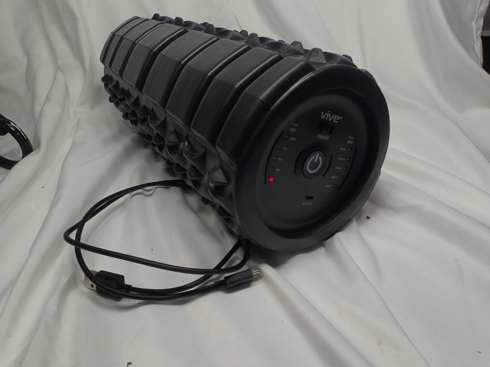 Vibrating Foam Roller High Density Five Speed Massager Exercise Trigger Point