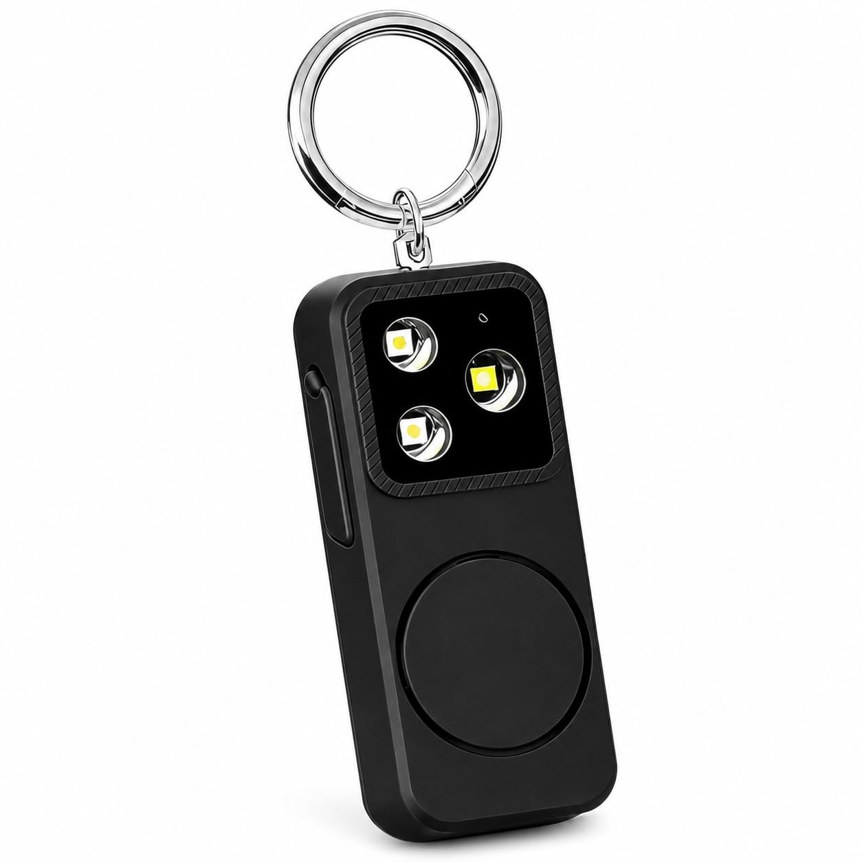 MOSLIGHTING Personal Safety Alarm, Rechargeable 150dB Strobe Siren Black
