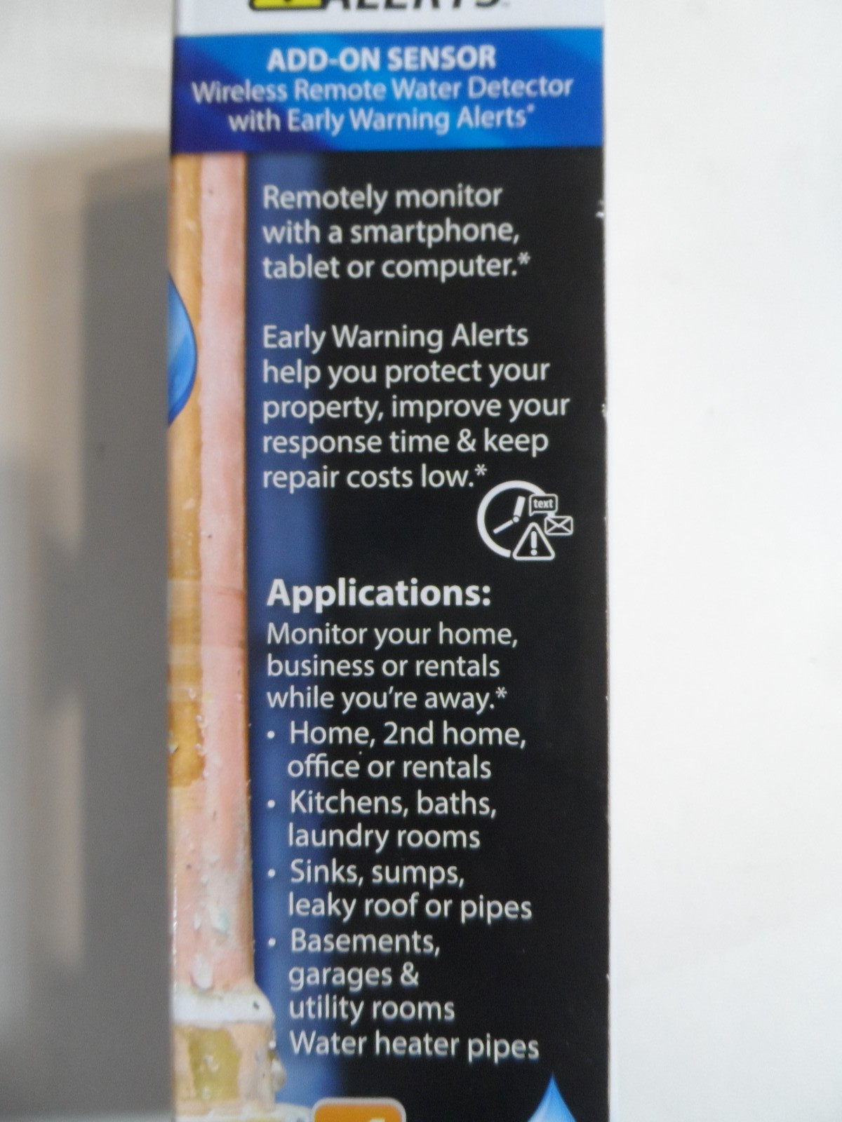 NEW - La Crosse Add-On Sensor Wireless Remote Water Leak Detector