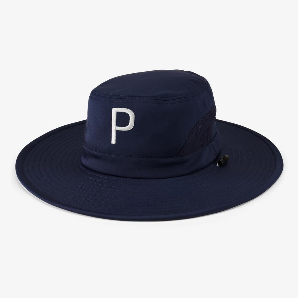 Puma Men's Aussie P Bucket Hat - Golf Moisture Wicking - Brand New Navy Blue