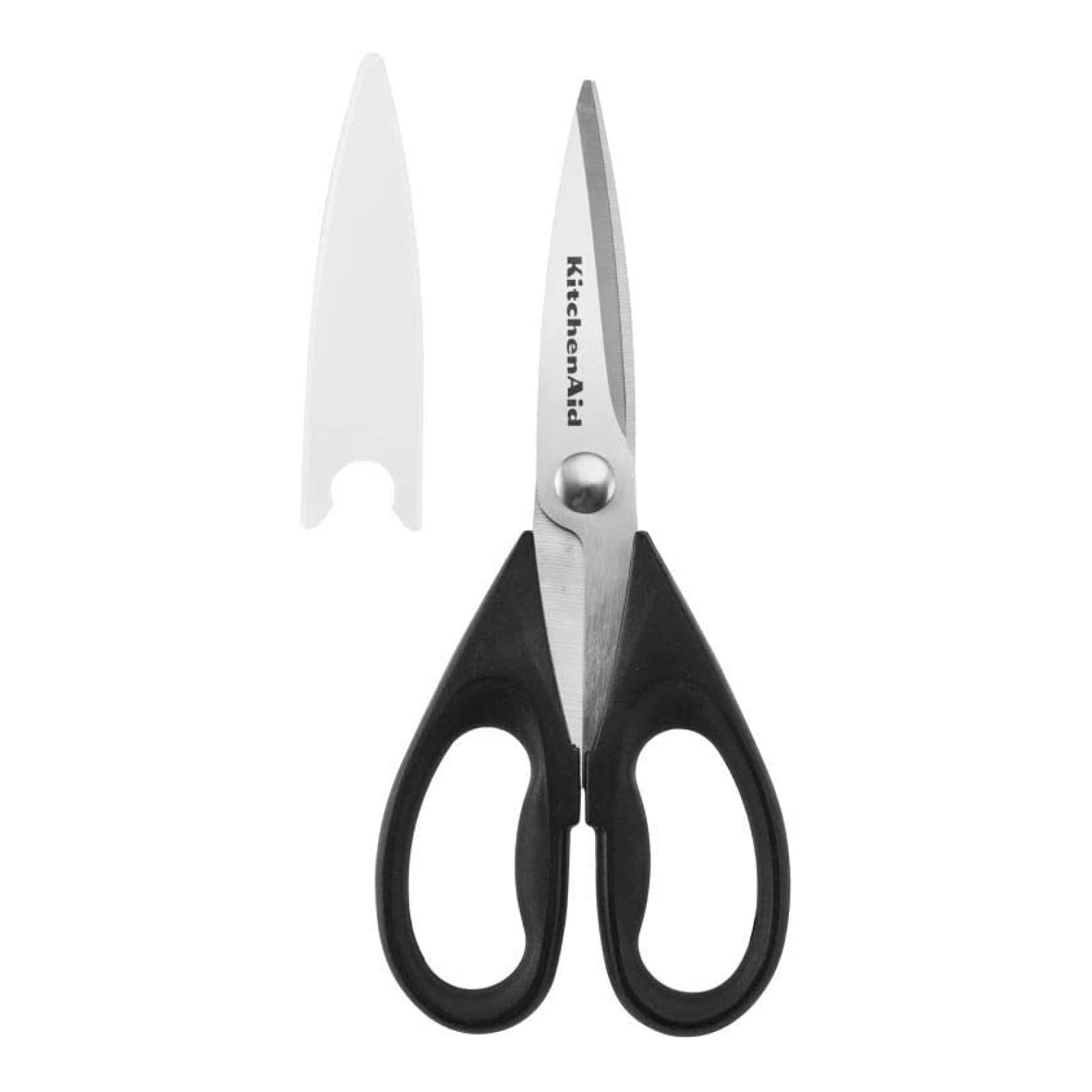 KitchenAid All Purpose Kitchen Shears with Protective Sheath 1 Pack, Black