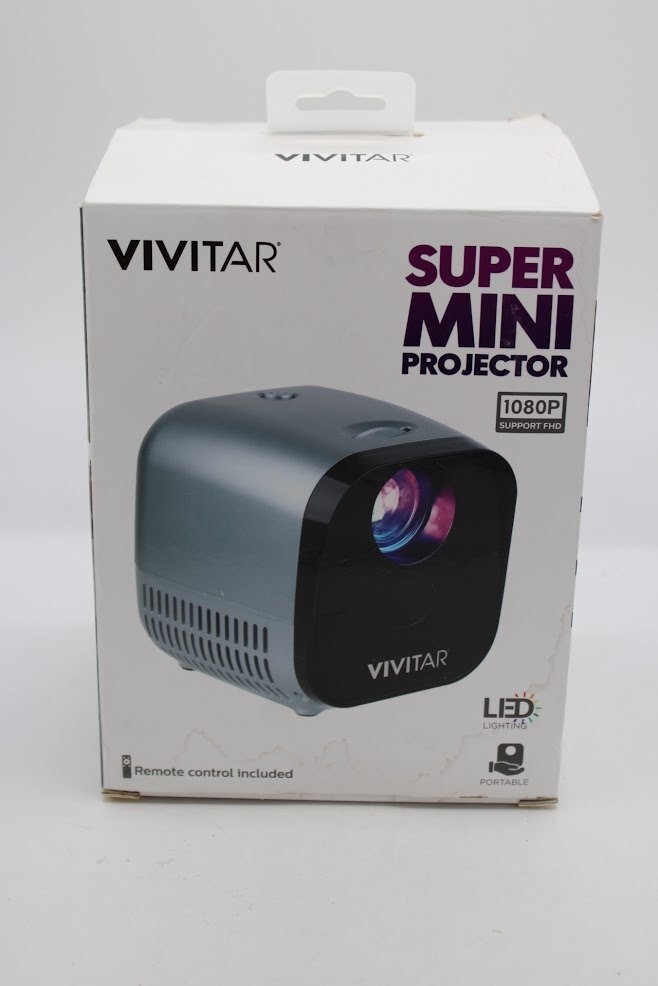 NEW Vivitar Super Mini Projector 1080P LED Portable