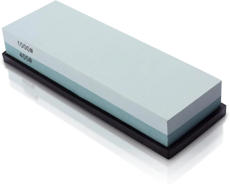 Kitchen Knife Sharpening Stone Dual Water Whetstone Set 400/1000 Grit Sharpener
