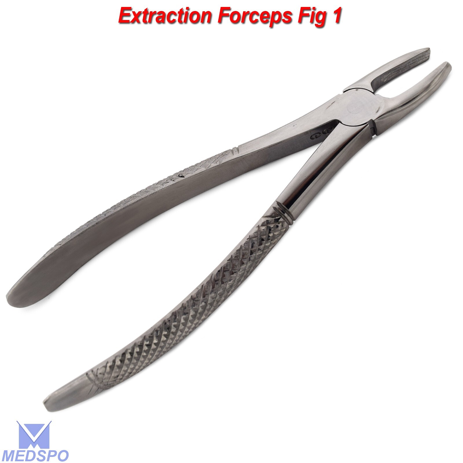 Dental Extraction Forceps # 1 Upper Central & Canines Root Extracting Instrument