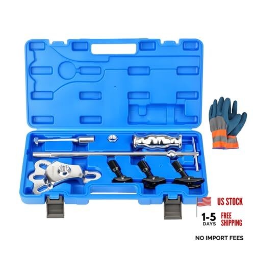 Rear Axle Bearing Remove Puller Tool Kit, Slide Hammer and Bearing Remover Set